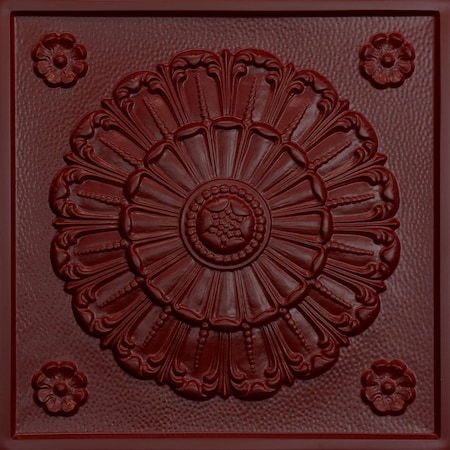 Ceilume Medallion 2ft x 2ft Merlot Ceiling Tile V1-MDLION-22MEO